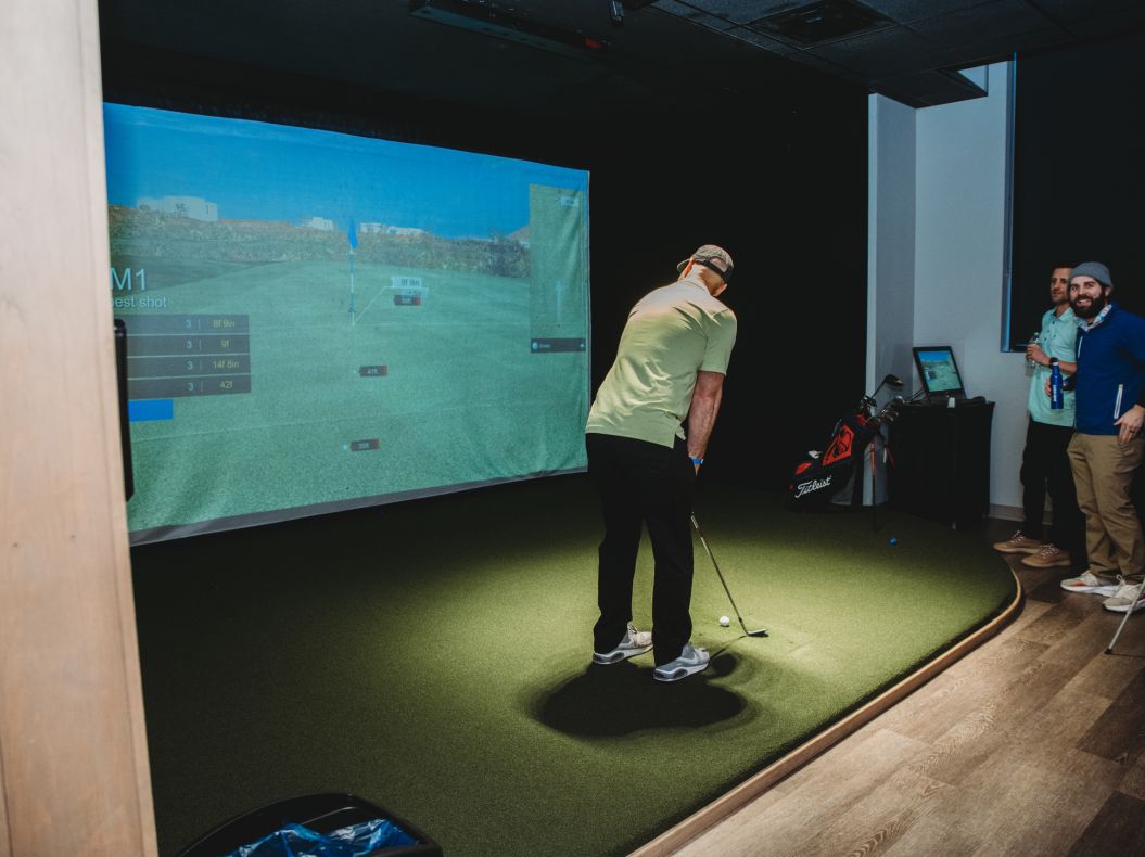 Golf Simulator in action